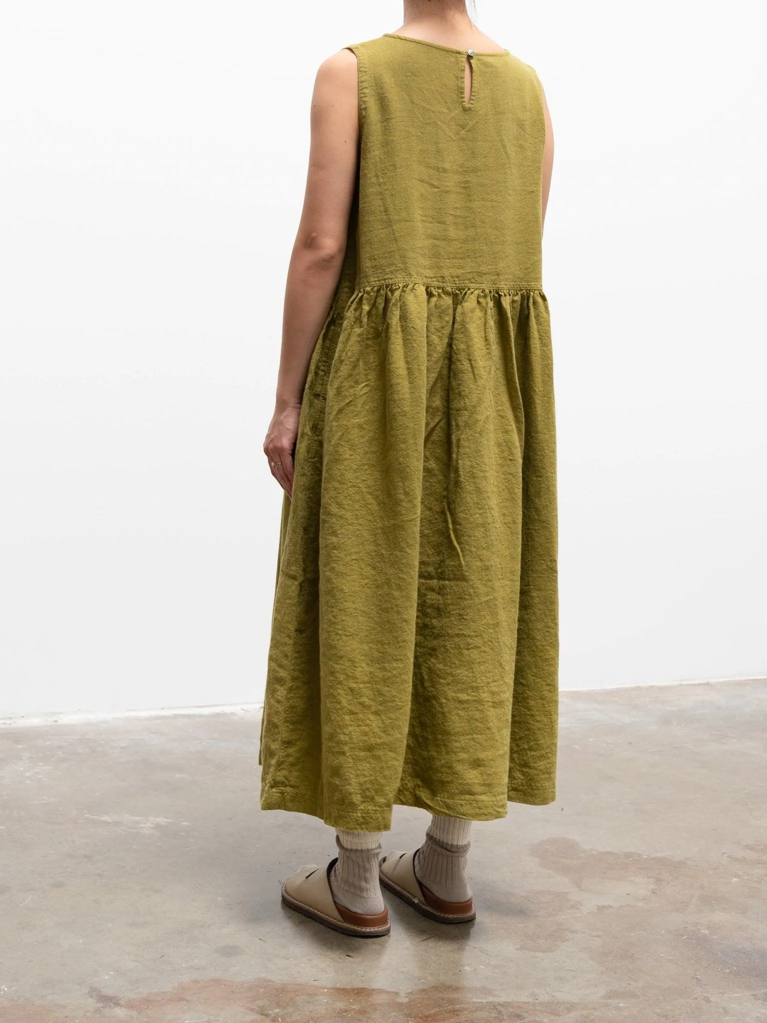 Azumadaki Sleeveless Dress - Charcoal