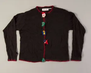 Christmas Buttons-Medium Christmas Sweater