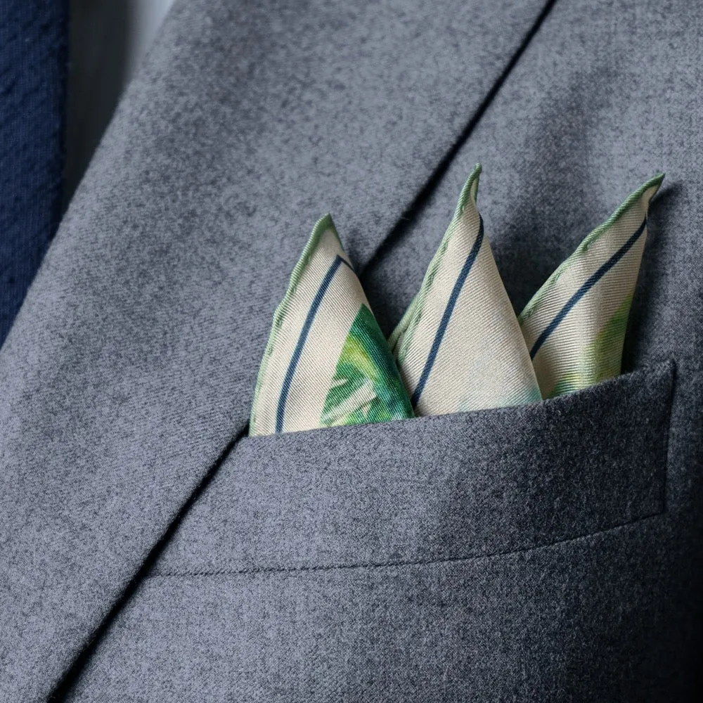 Green Wheat Fields by van Gogh Pocket Square