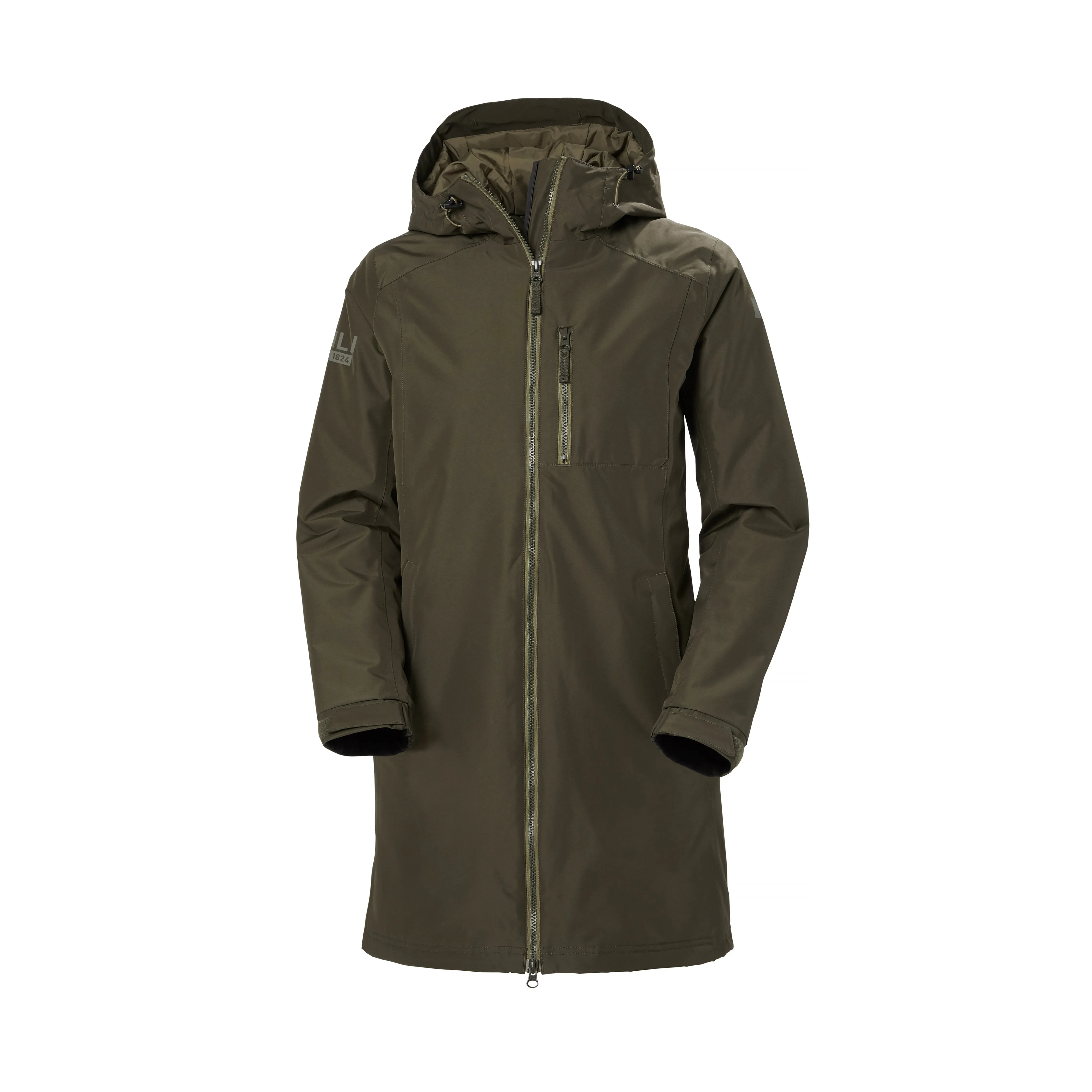Helly Hansen RNLI Women's Long Belfast Winter Jacket, Utility Green
