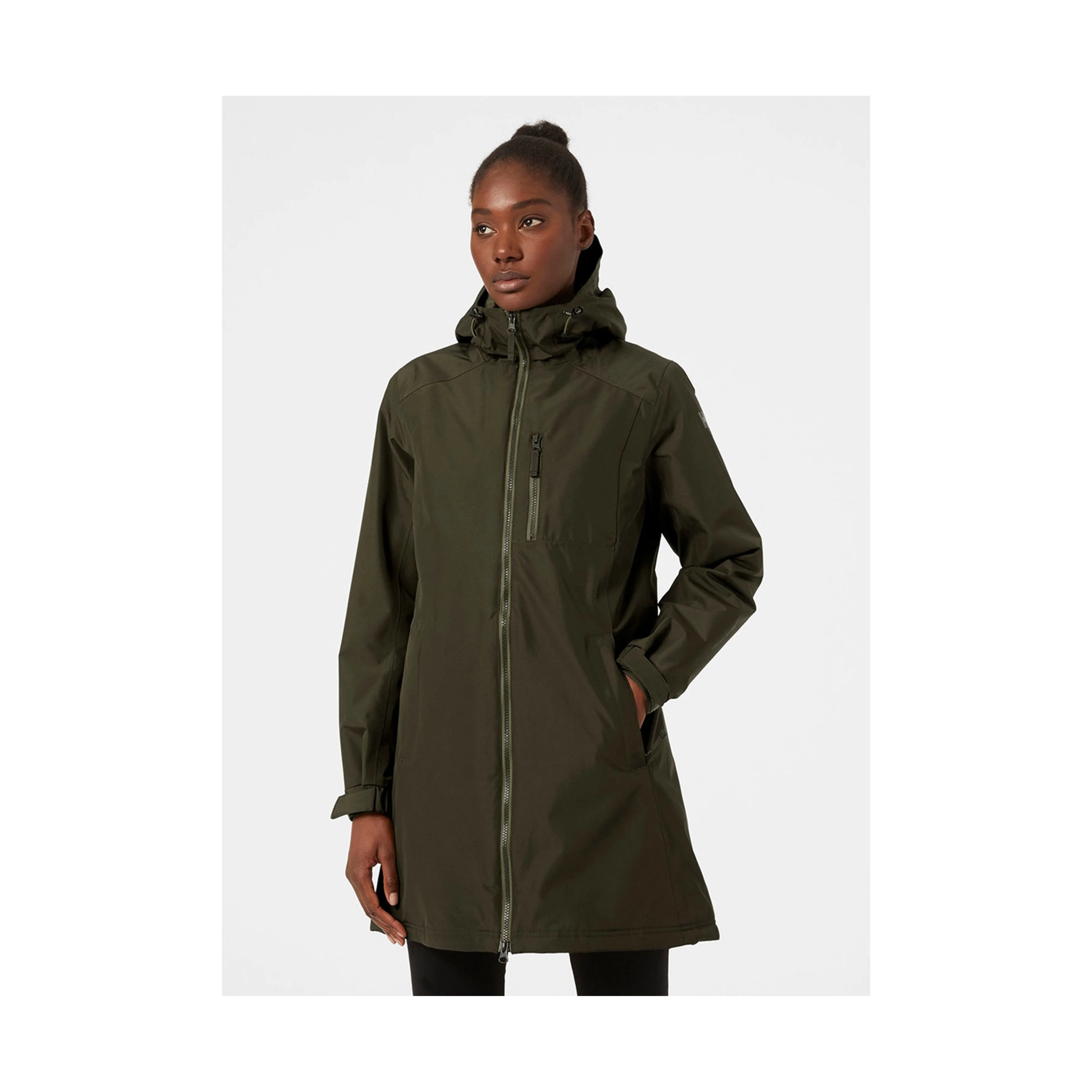 Helly Hansen RNLI Women's Long Belfast Winter Jacket, Utility Green