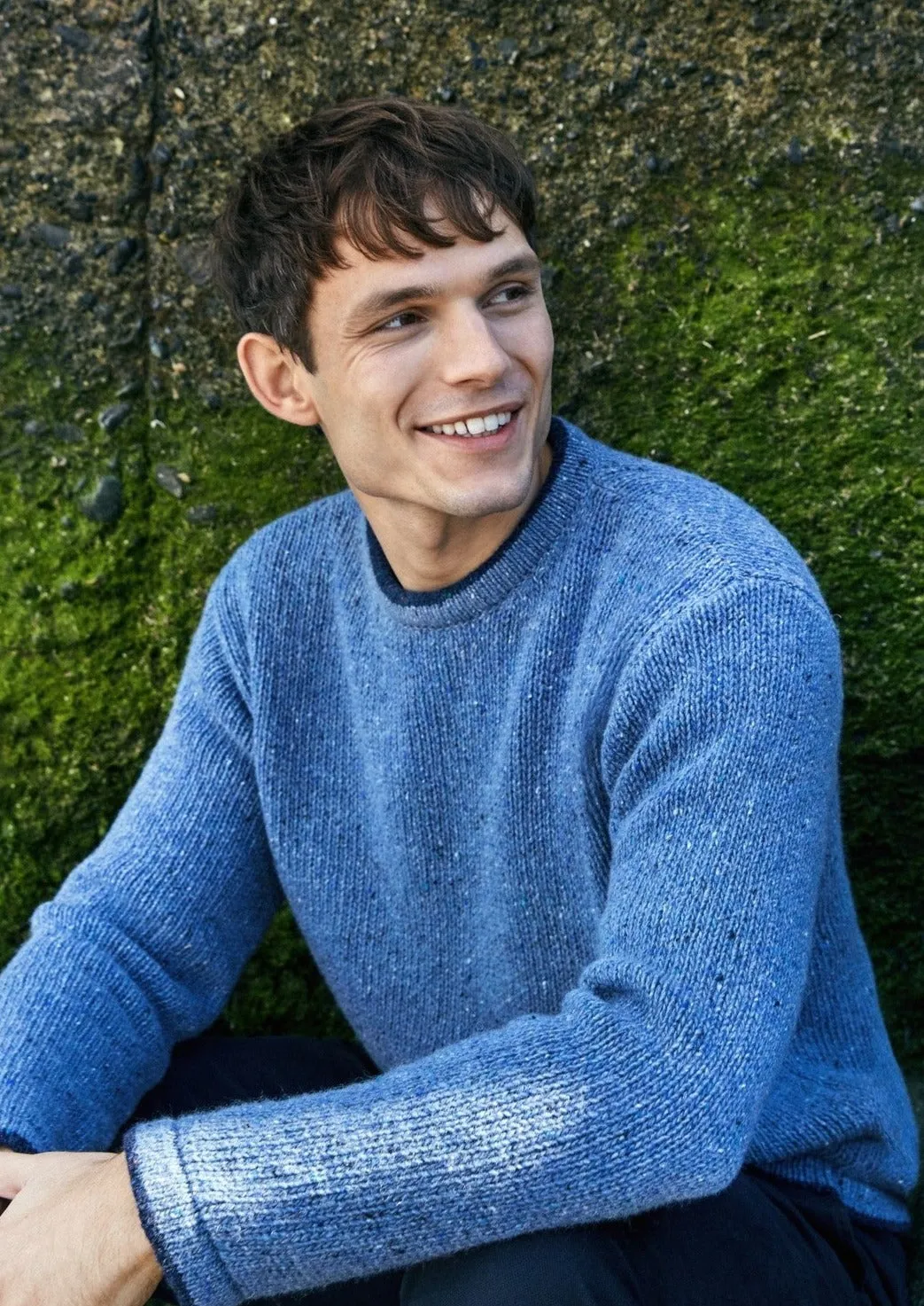 IrelandsEye Men's Roundstone Sweater | Blue Ocean