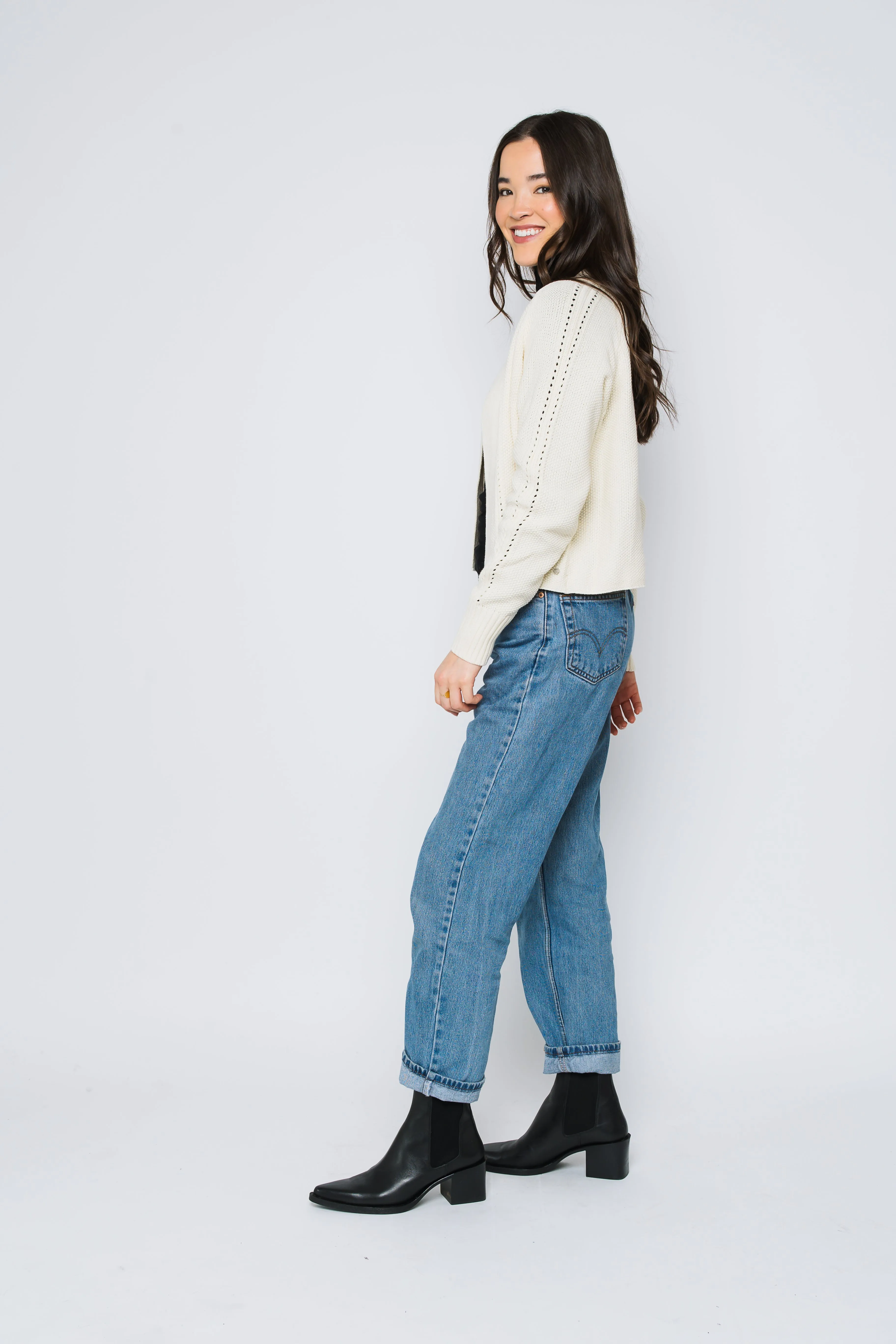 Jane-Open Cardigan