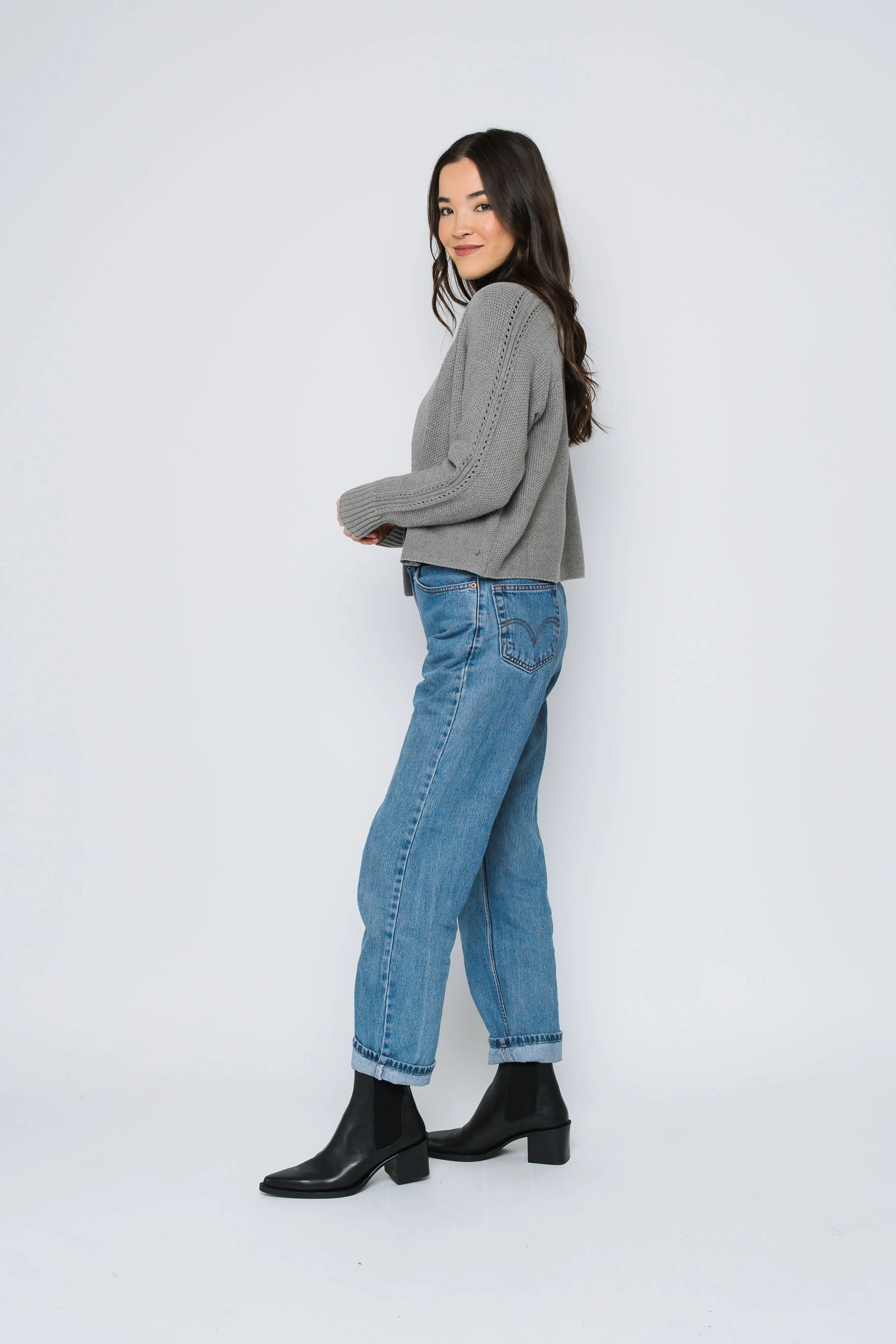 Jane-Open Cardigan