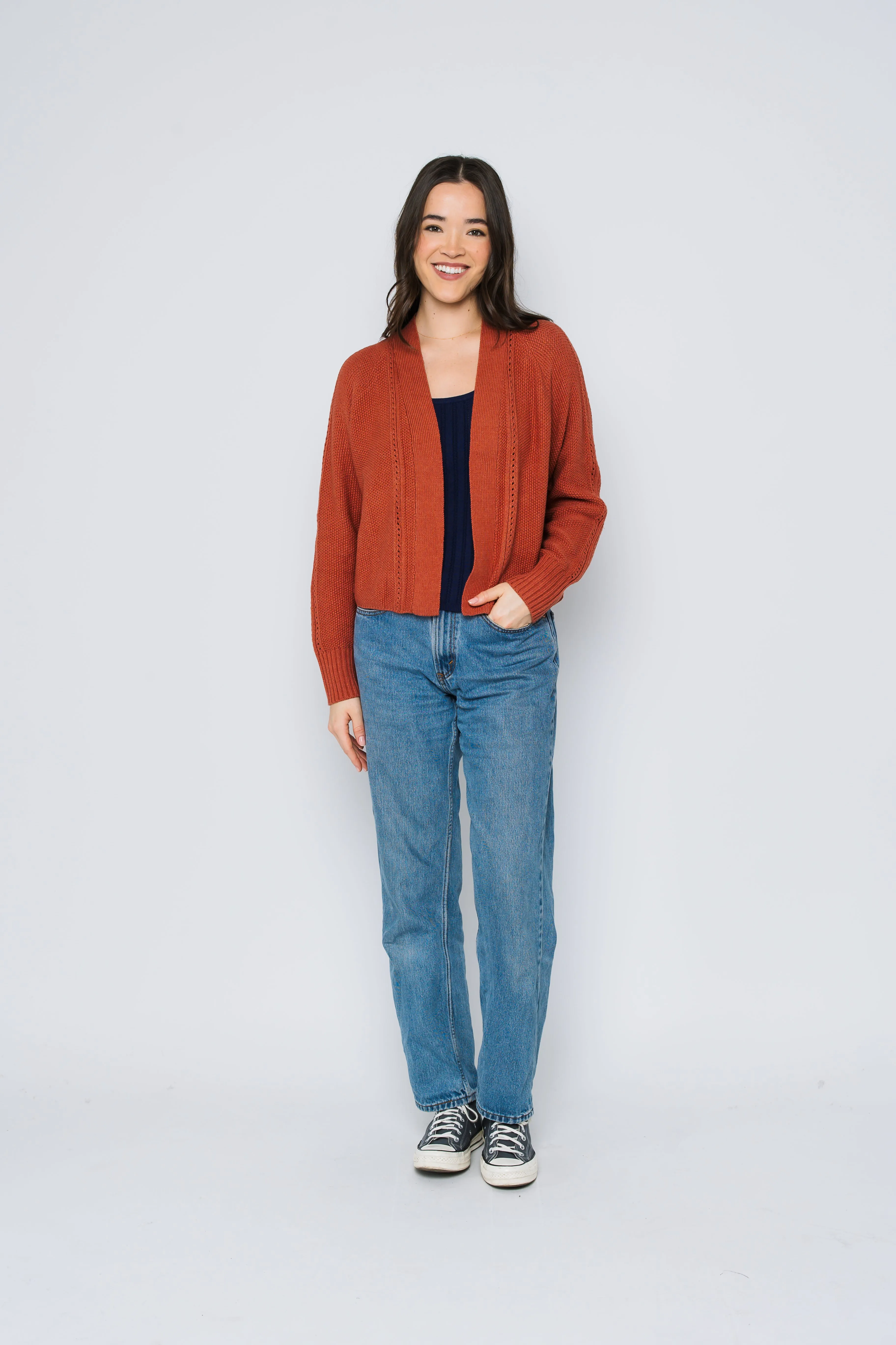 Jane-Open Cardigan