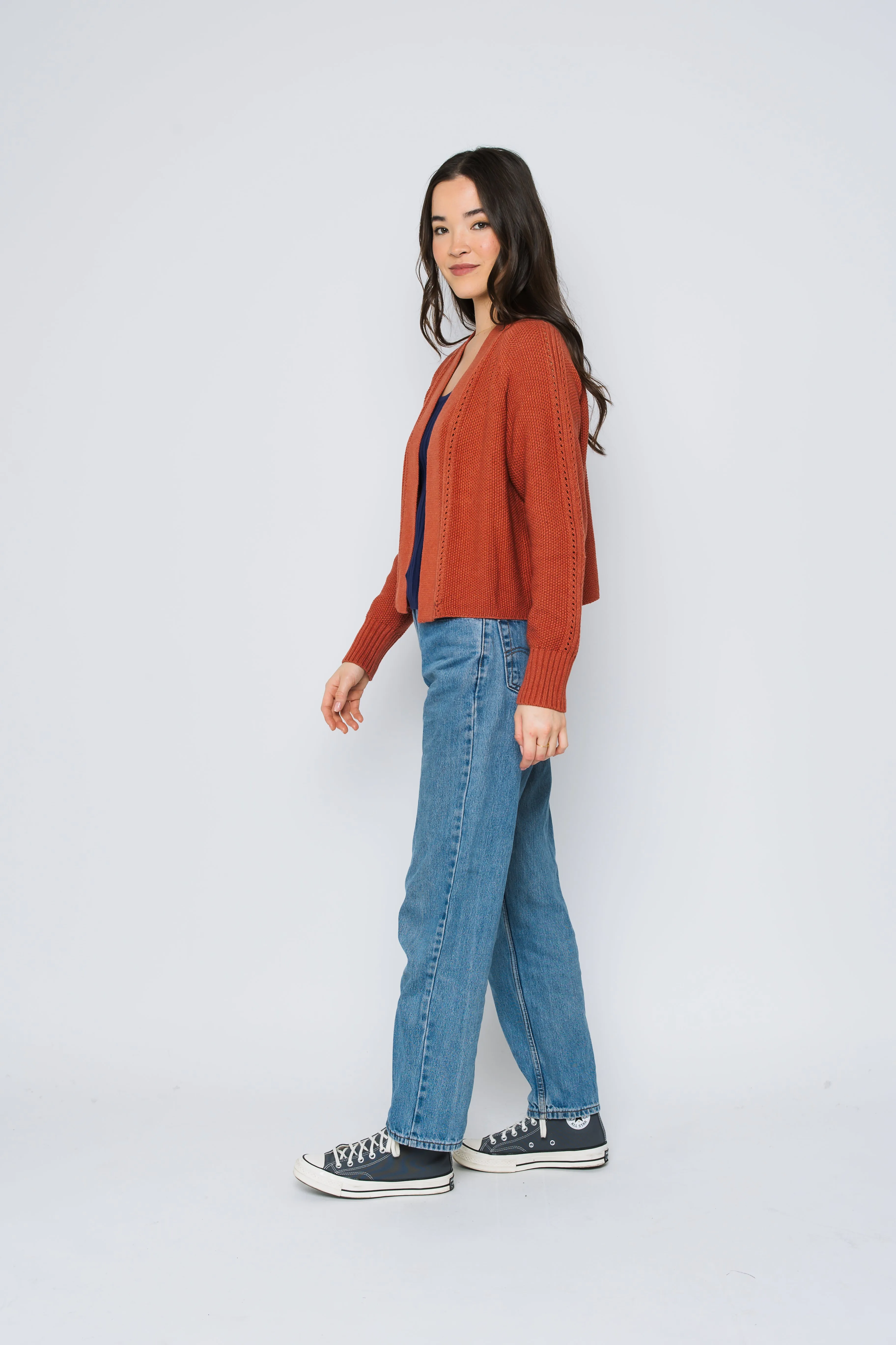 Jane-Open Cardigan