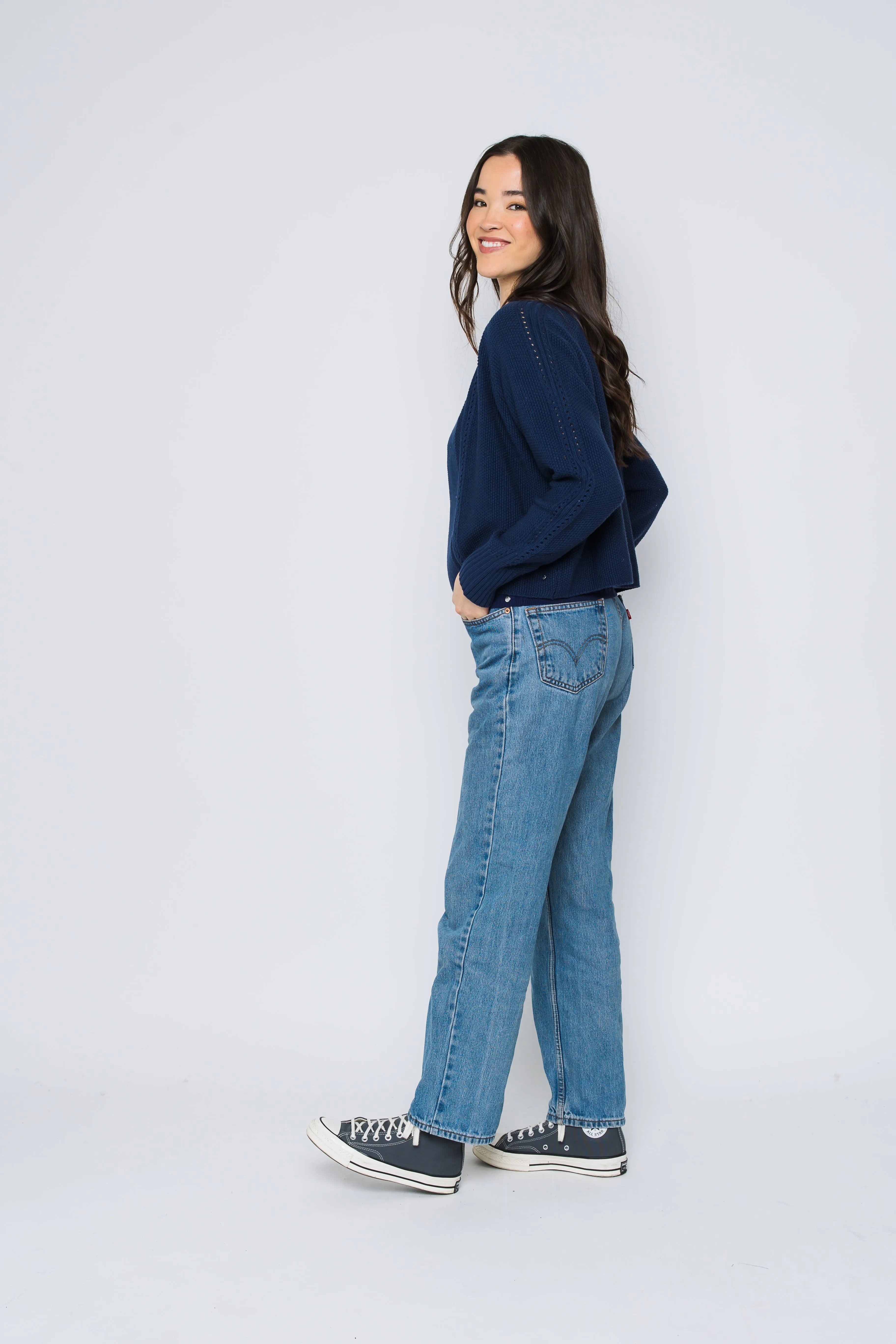 Jane-Open Cardigan