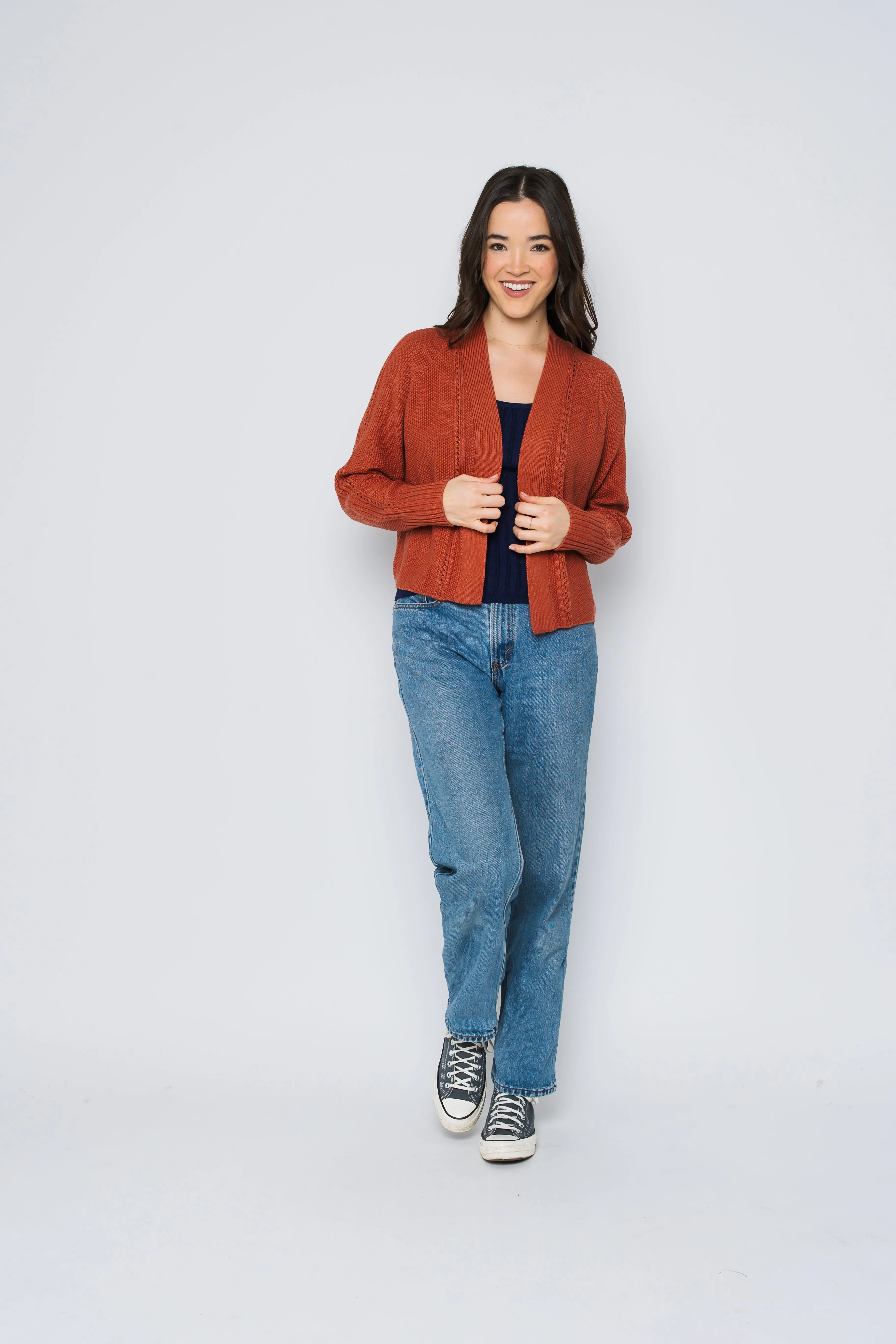 Jane-Open Cardigan
