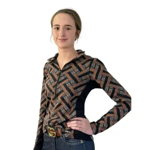 Kerrits Women's Plush Printed Half Zip Fleece