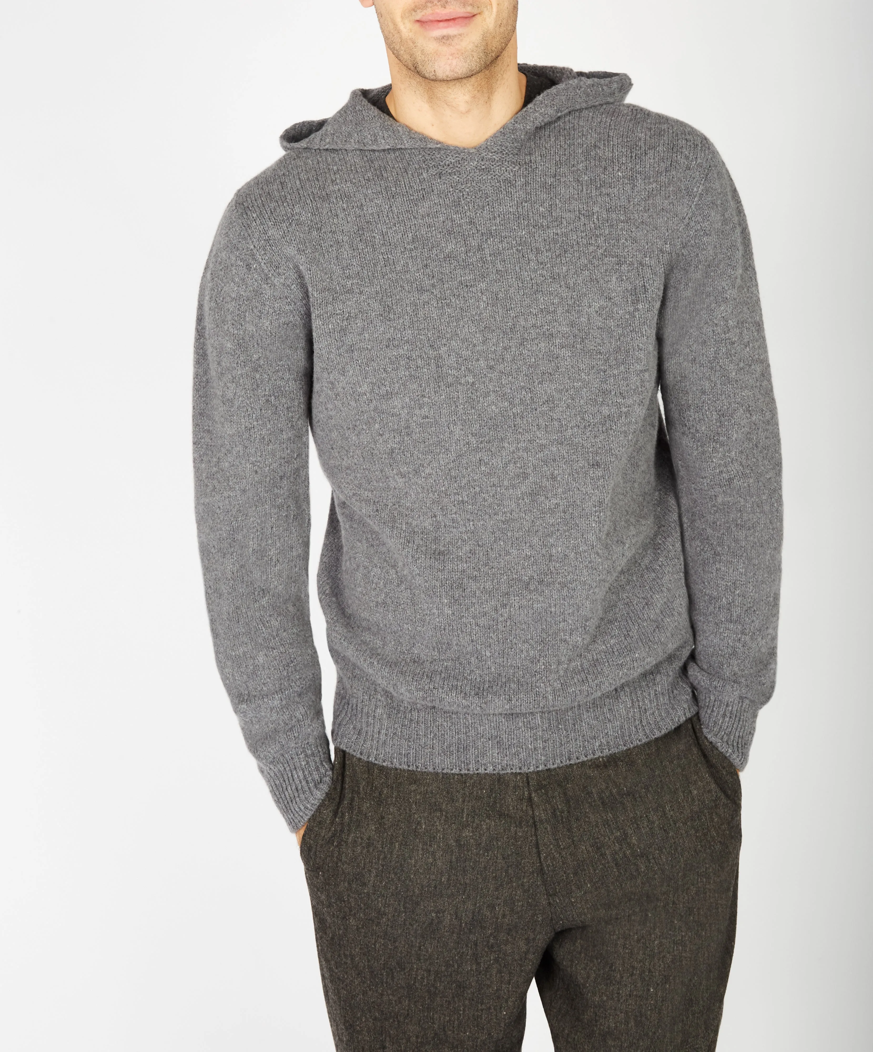 Luxe Jersey Hoodie Smoke