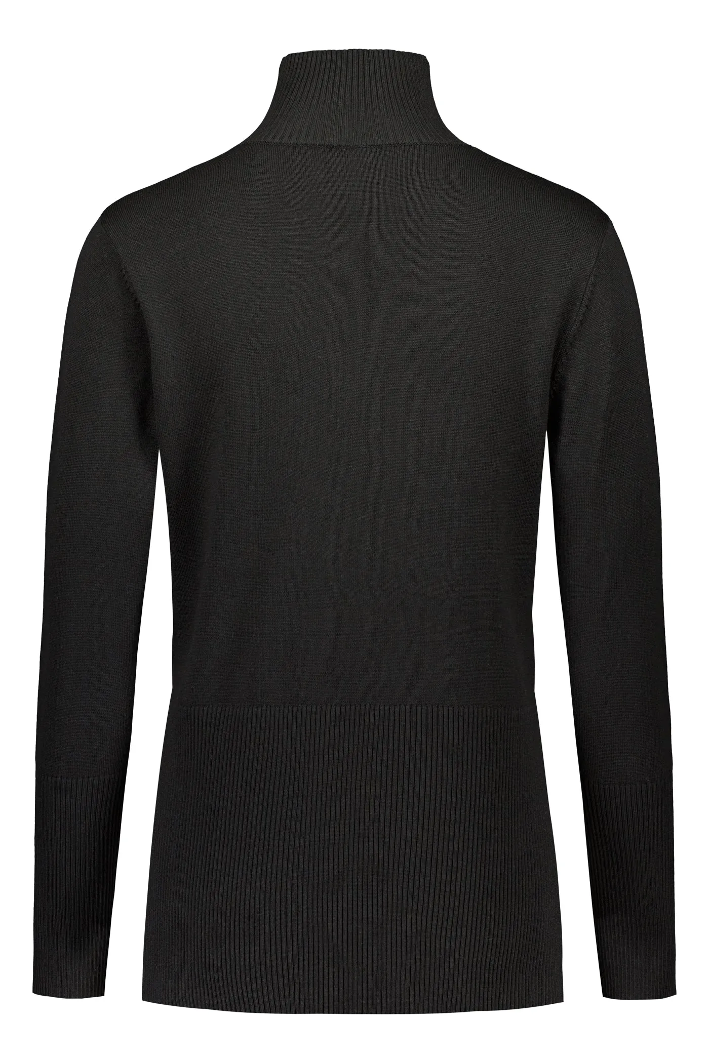 Maxine High Neck Jumper Black