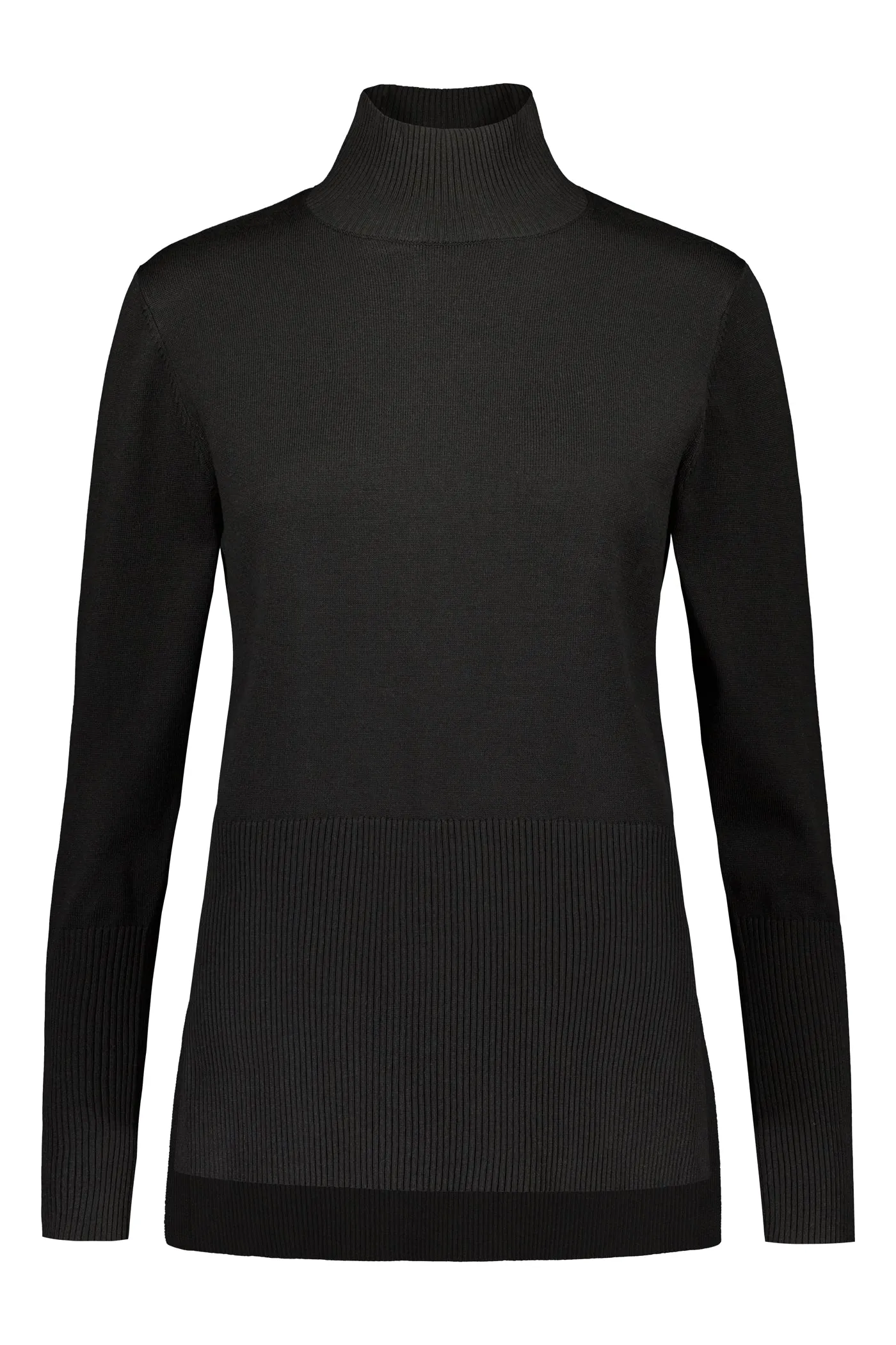 Maxine High Neck Jumper Black