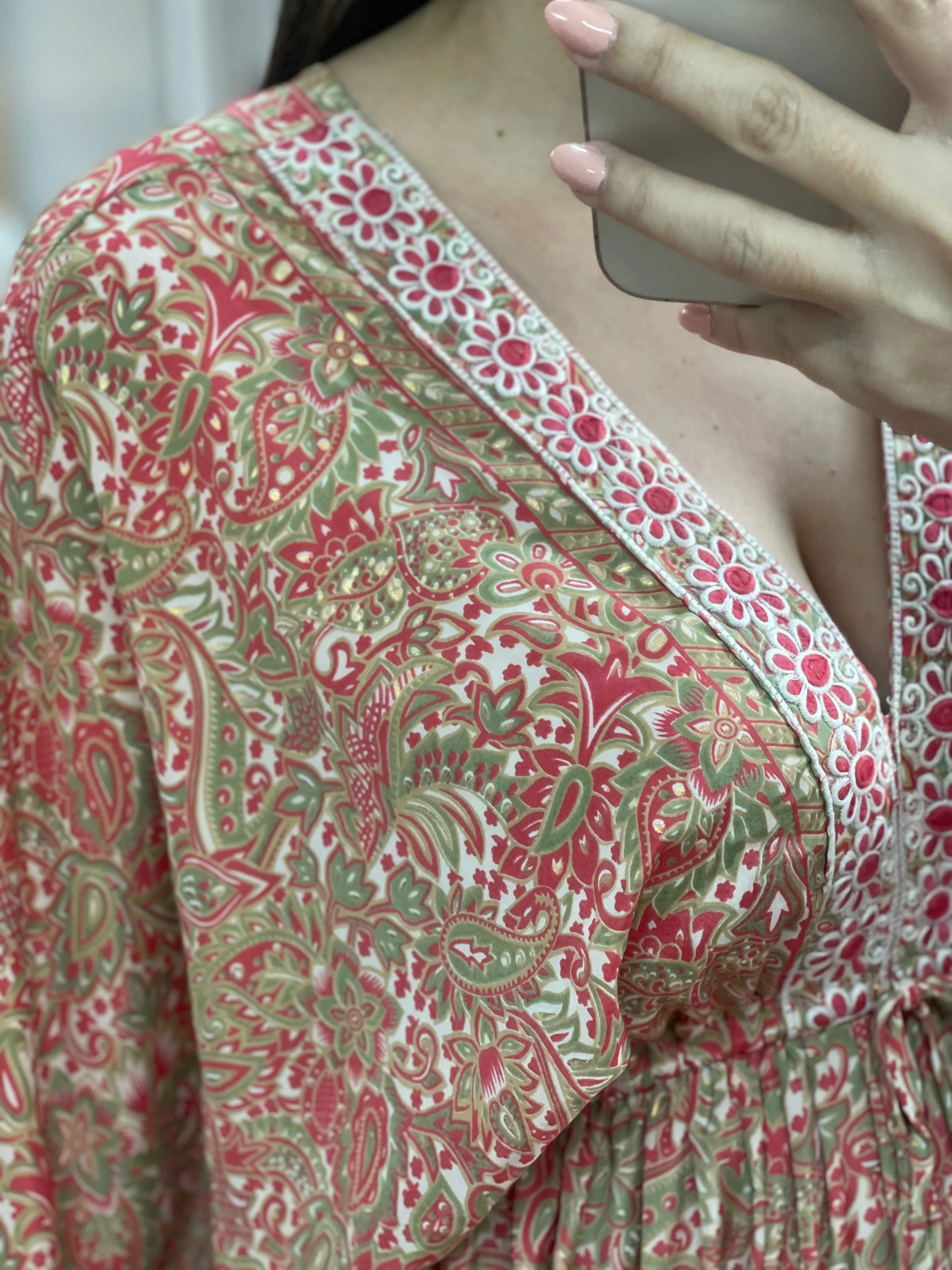 Mini Boho OS Dress