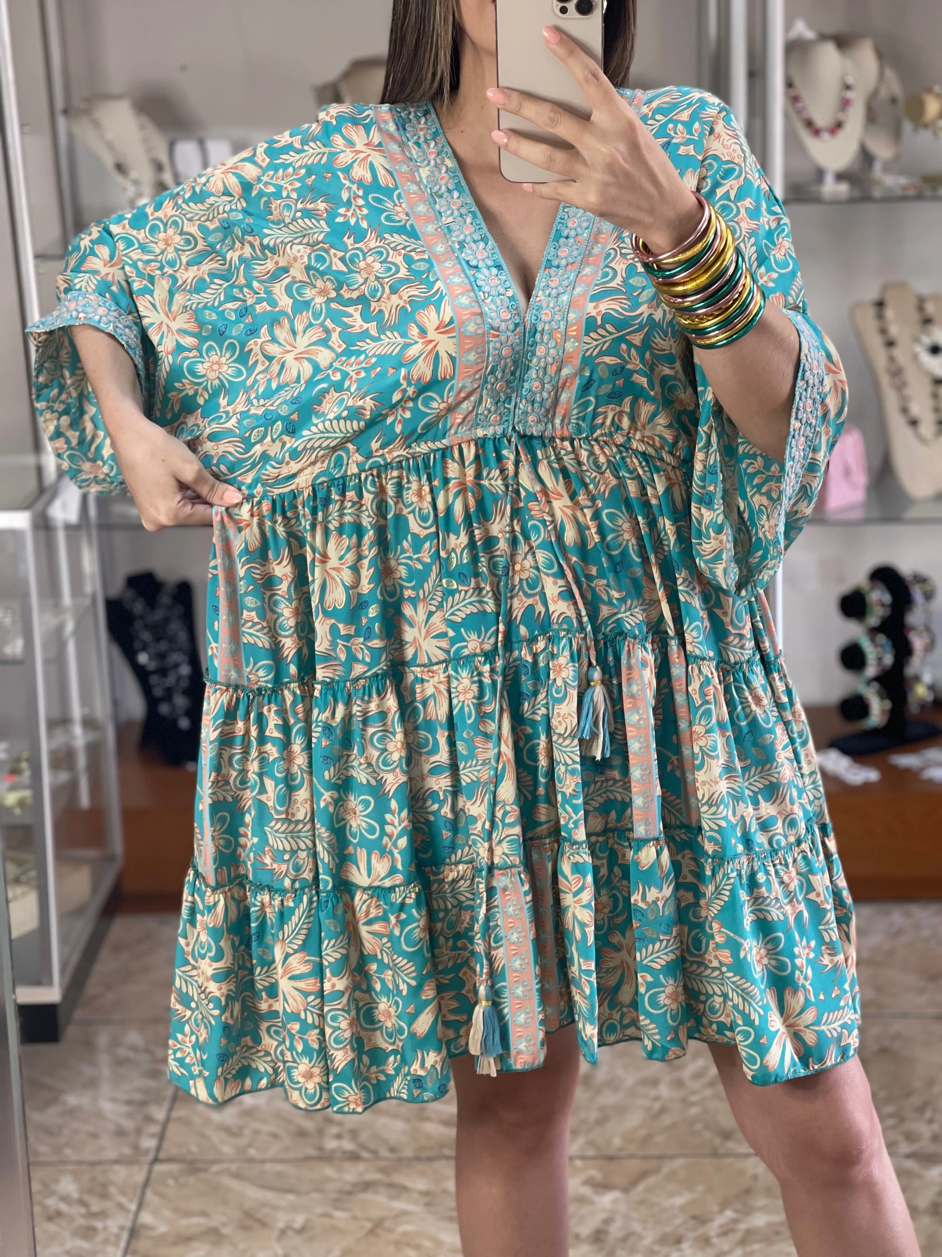 Mini Boho OS Dress