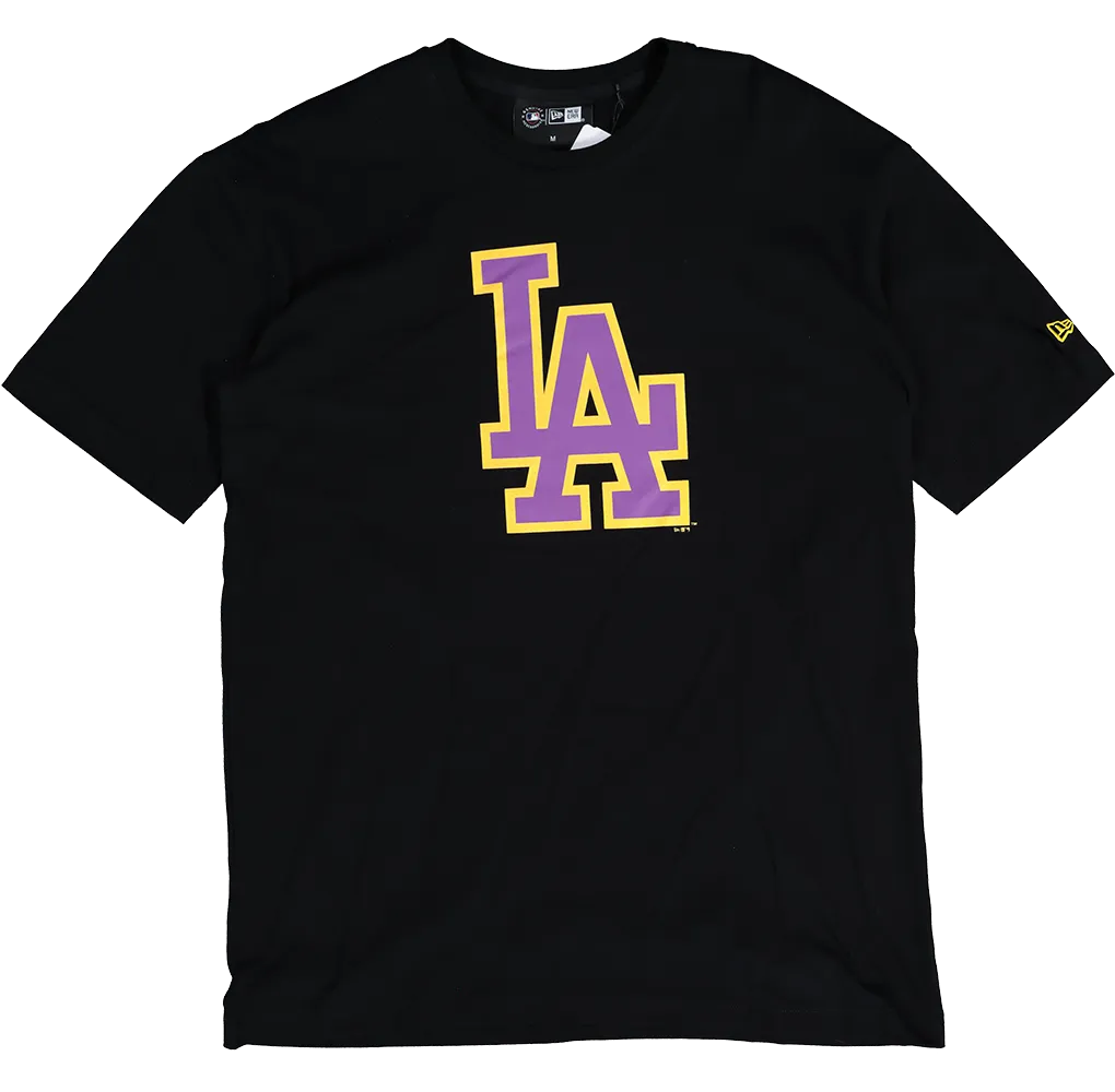 New Era Los Angeles Dodgers Oversized Crossover T-Shirt Black