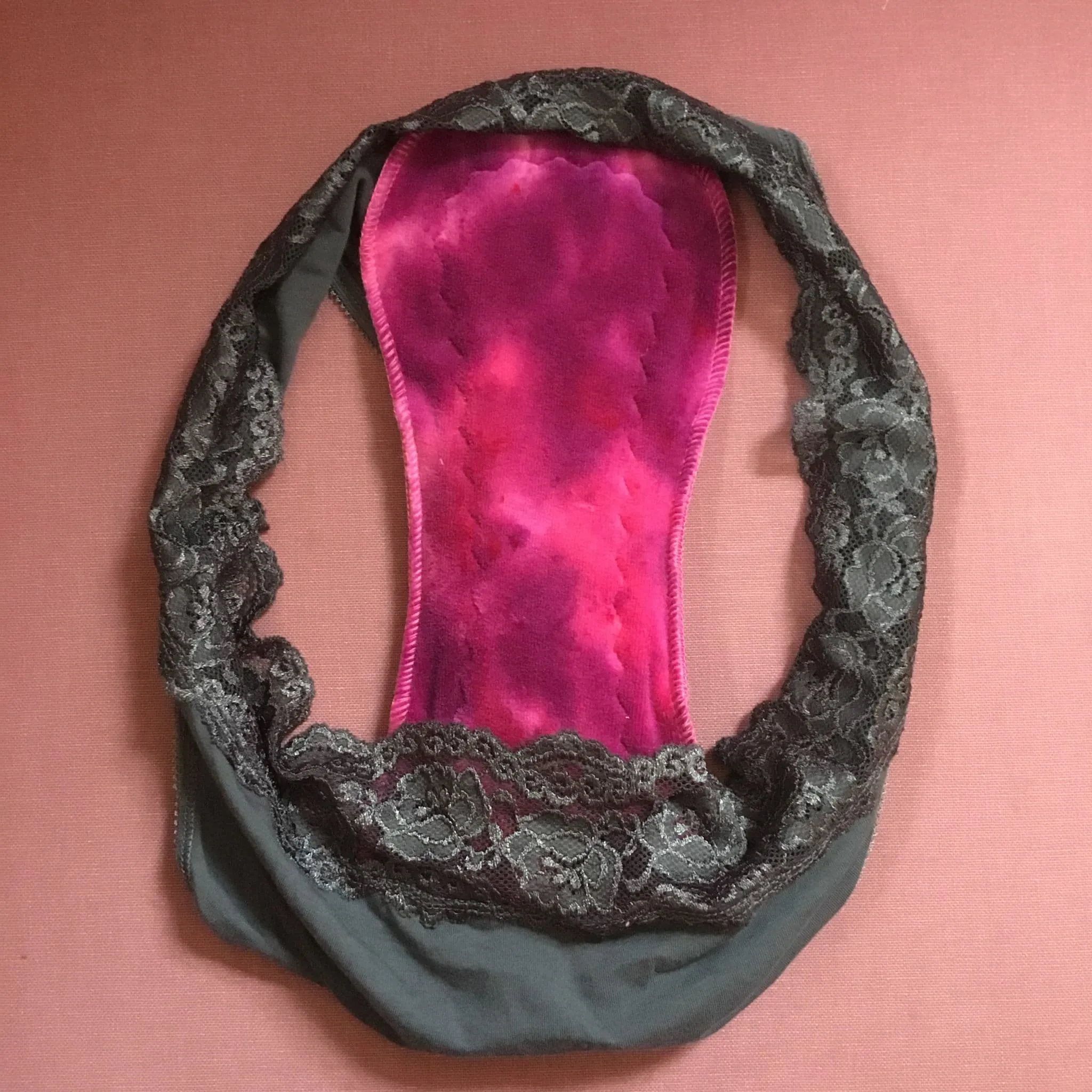 Purple Sundae  Maxi Pad - Organic Cotton Reusable Period Pad