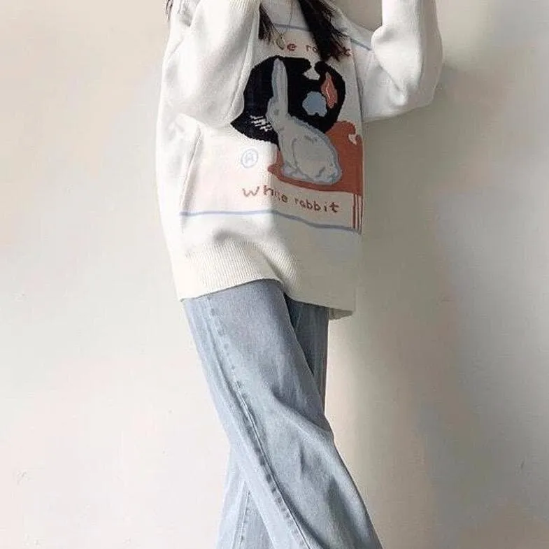 "White Rabbit" Knit Sweater
