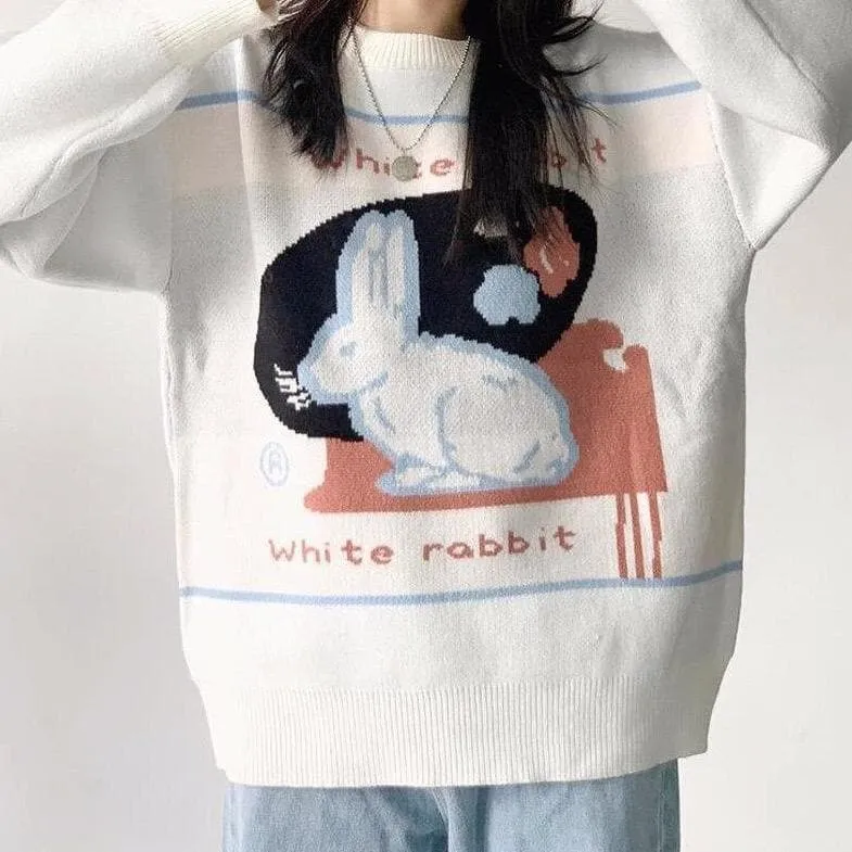 "White Rabbit" Knit Sweater
