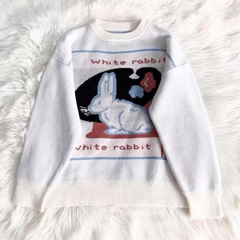 "White Rabbit" Knit Sweater