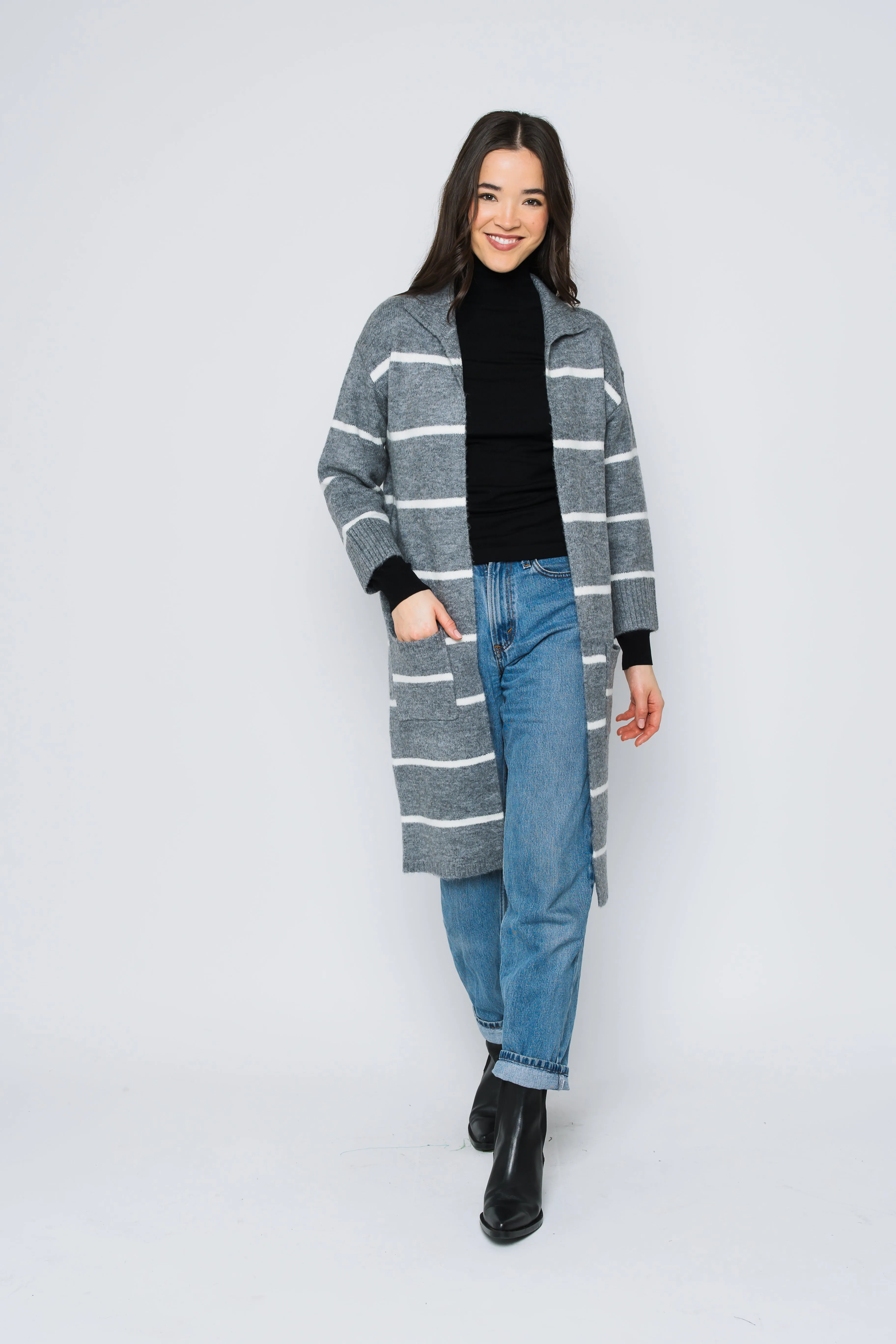 Vivian-Open Maxi Cardigan
