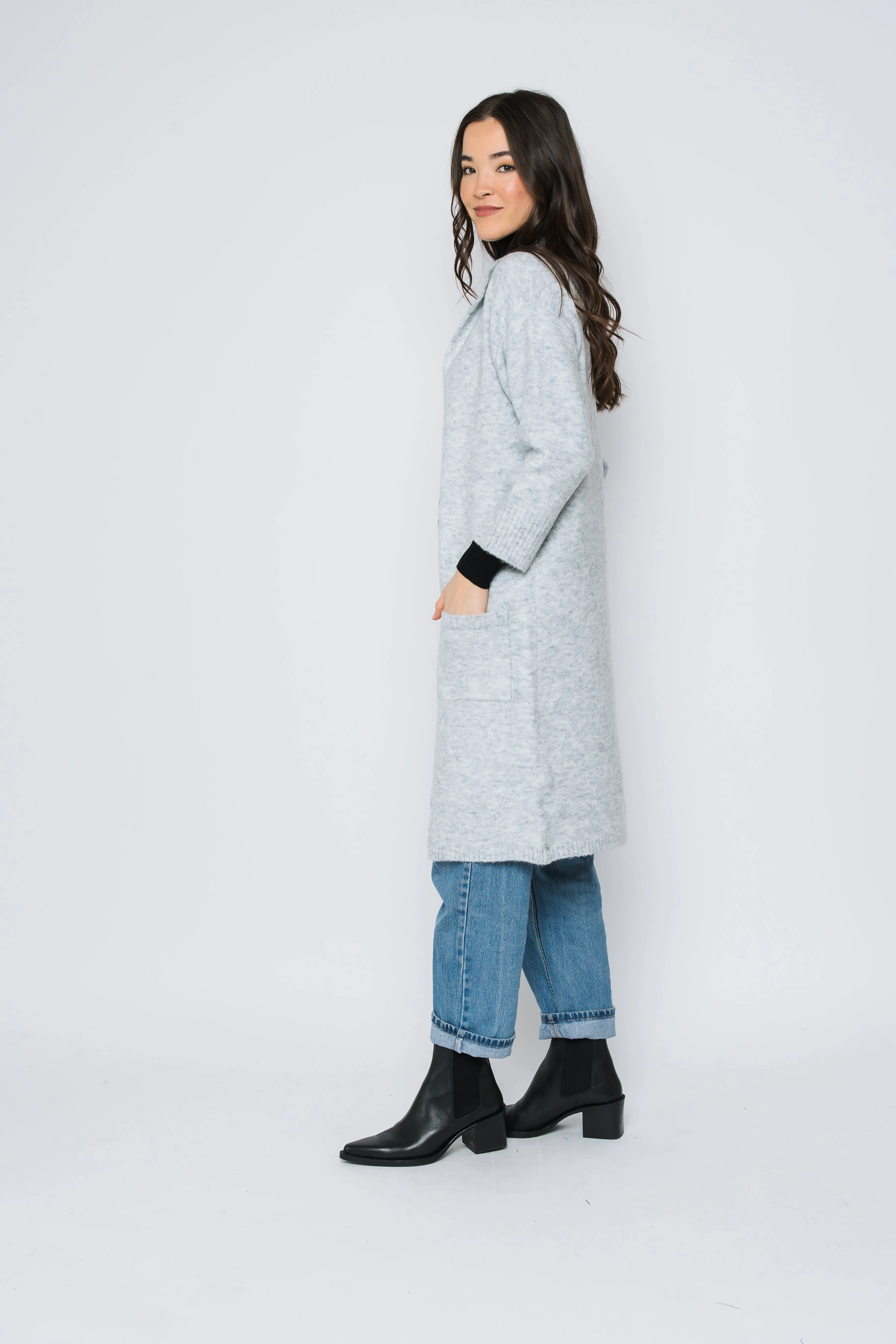 Vivian-Open Maxi Cardigan