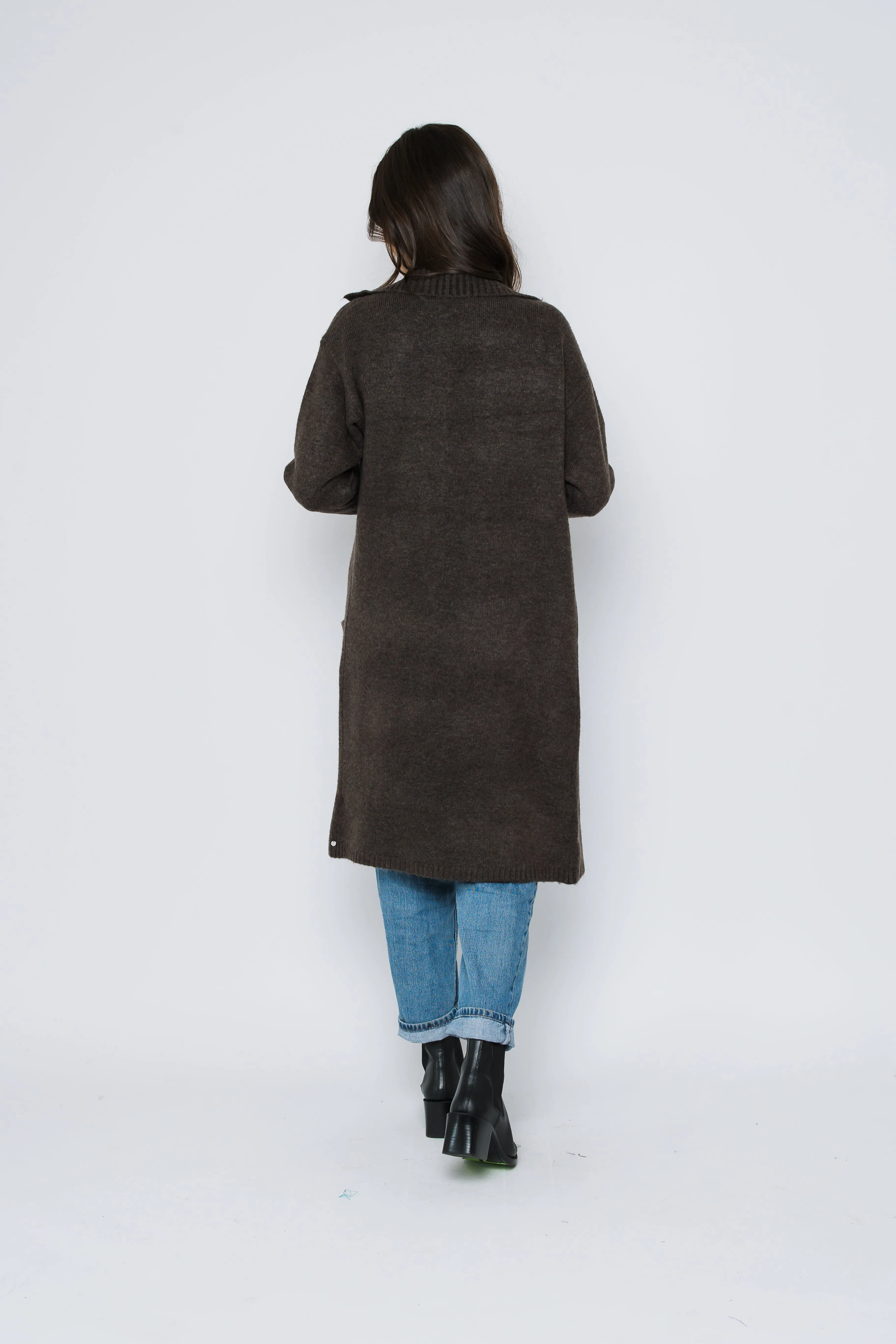 Vivian-Open Maxi Cardigan