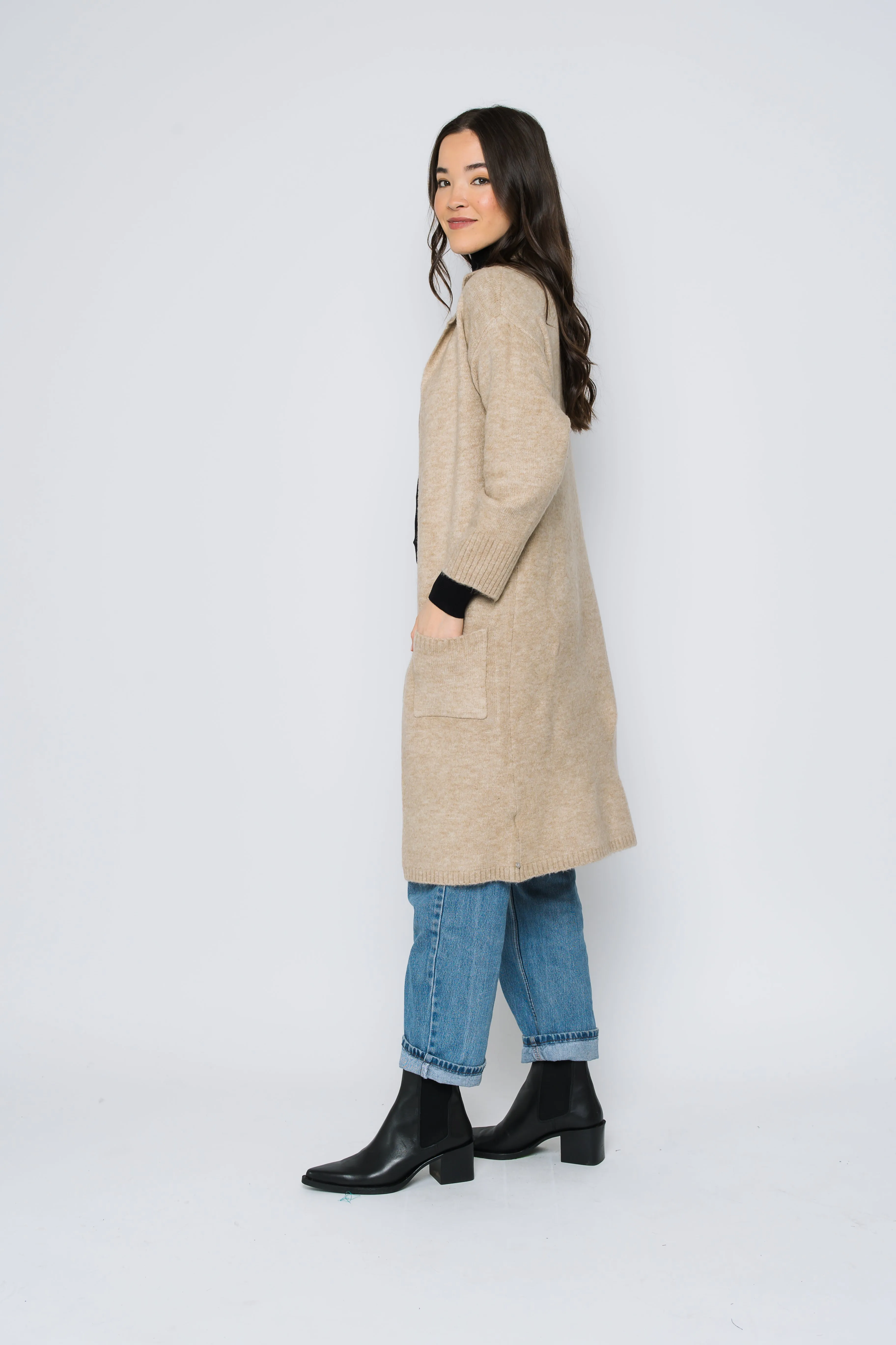 Vivian-Open Maxi Cardigan