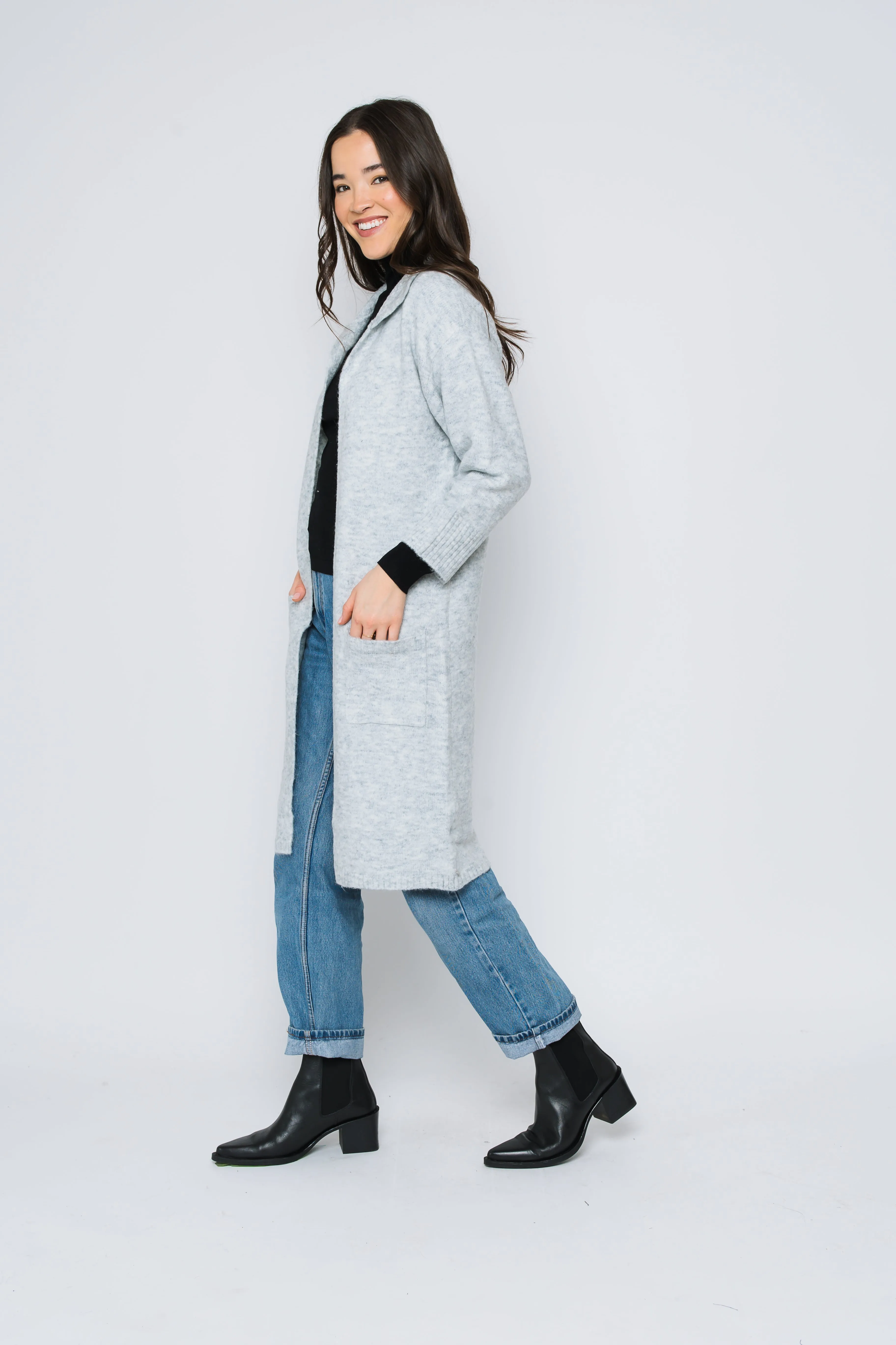 Vivian-Open Maxi Cardigan