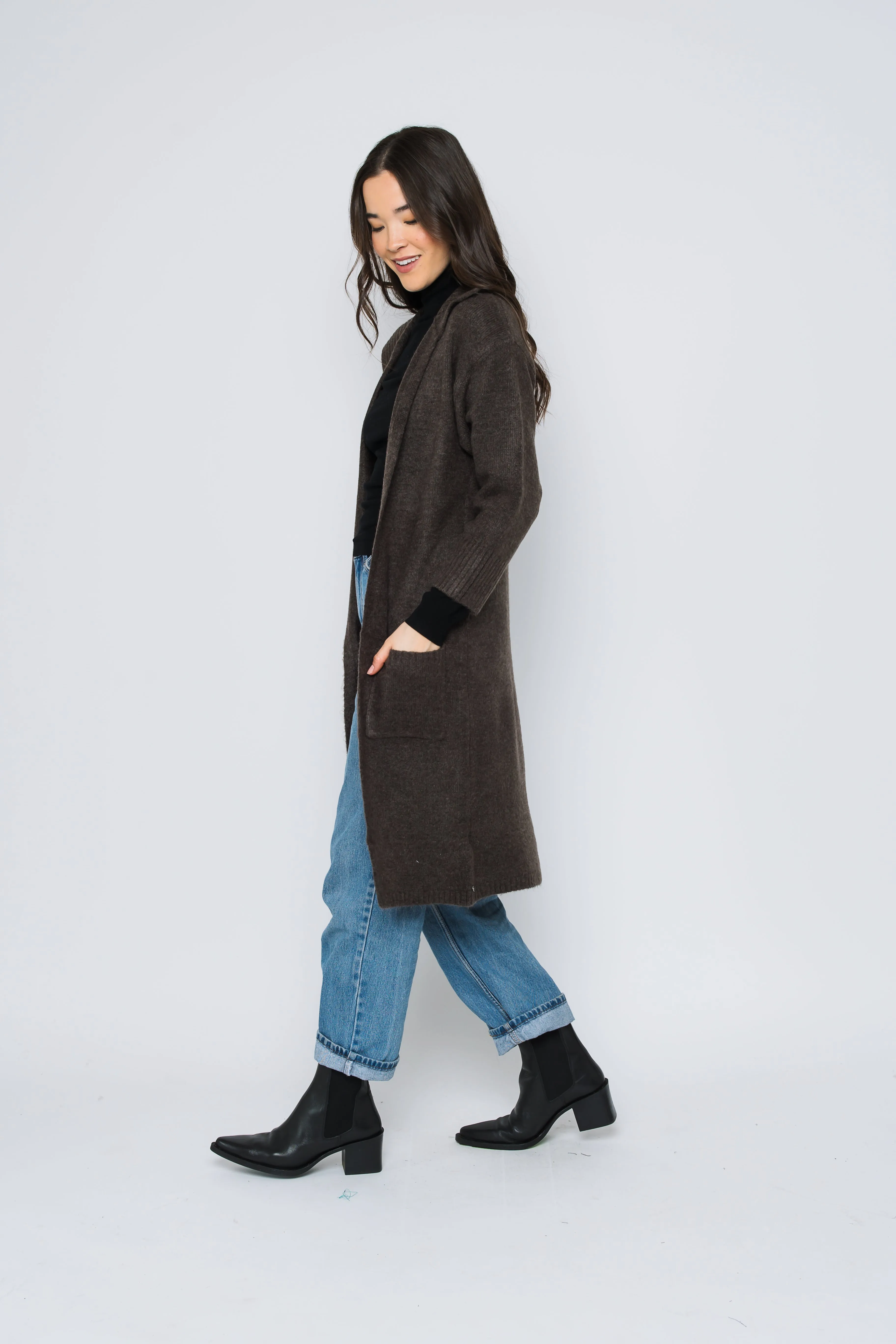 Vivian-Open Maxi Cardigan