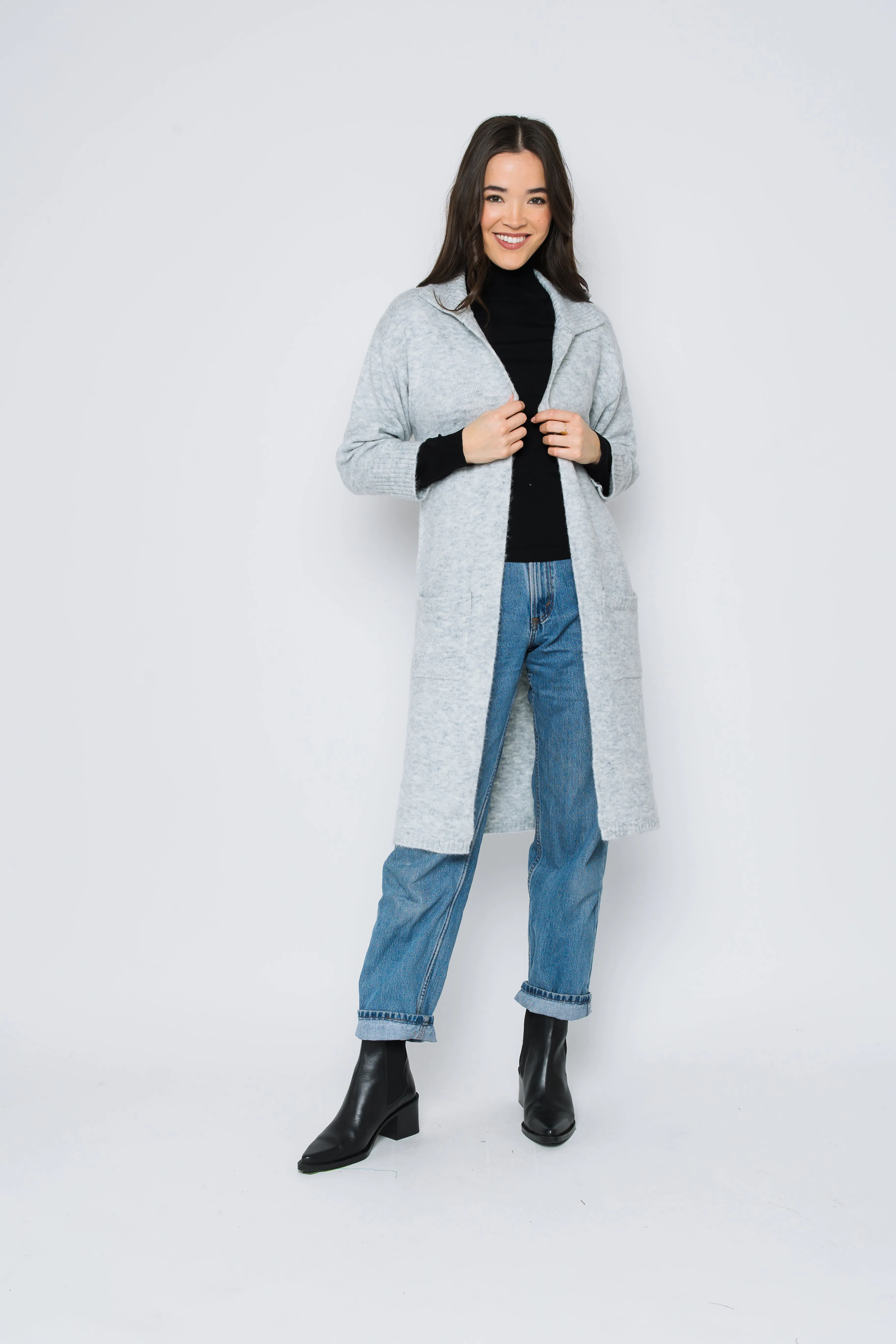 Vivian-Open Maxi Cardigan
