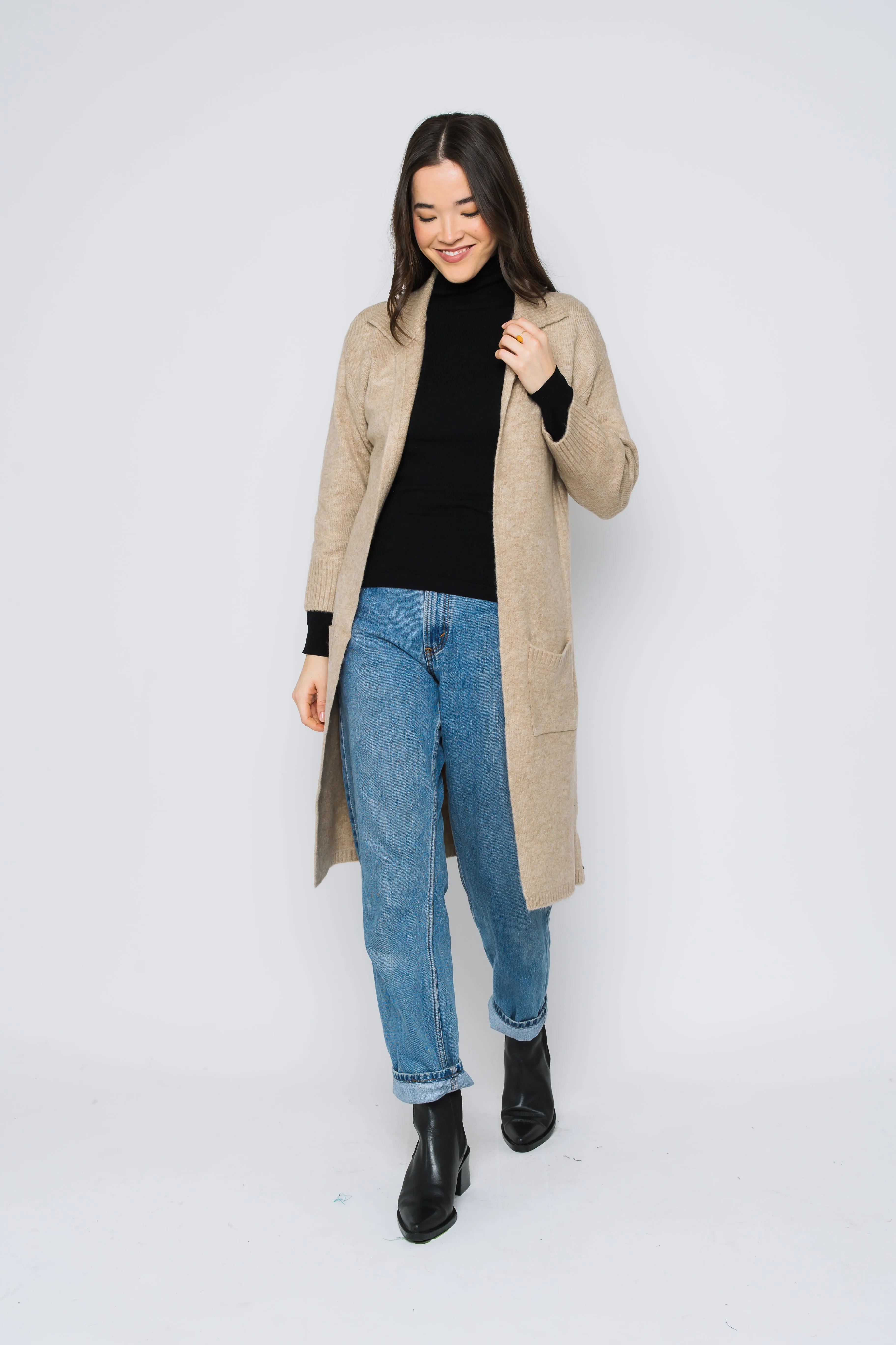 Vivian-Open Maxi Cardigan