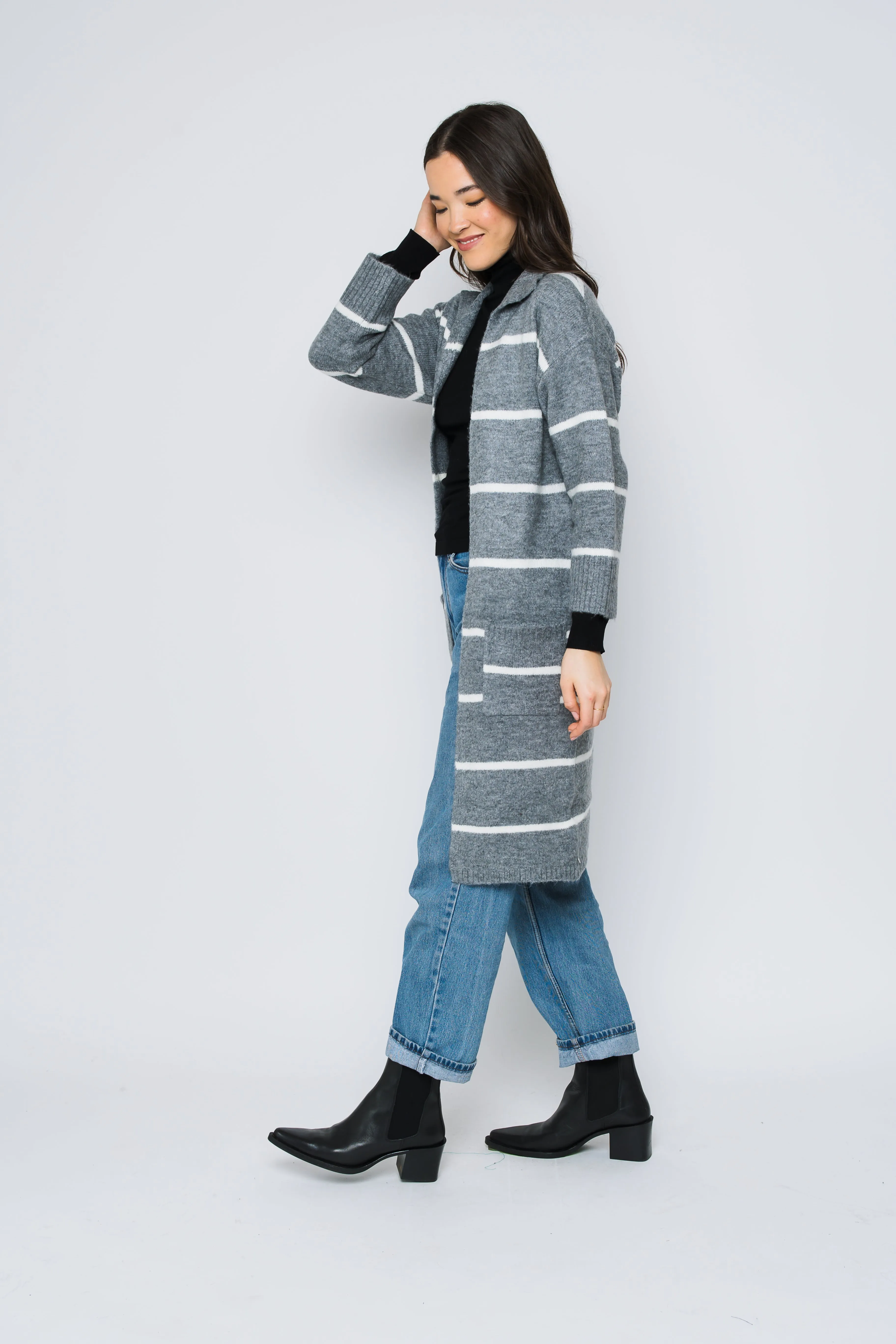 Vivian-Open Maxi Cardigan