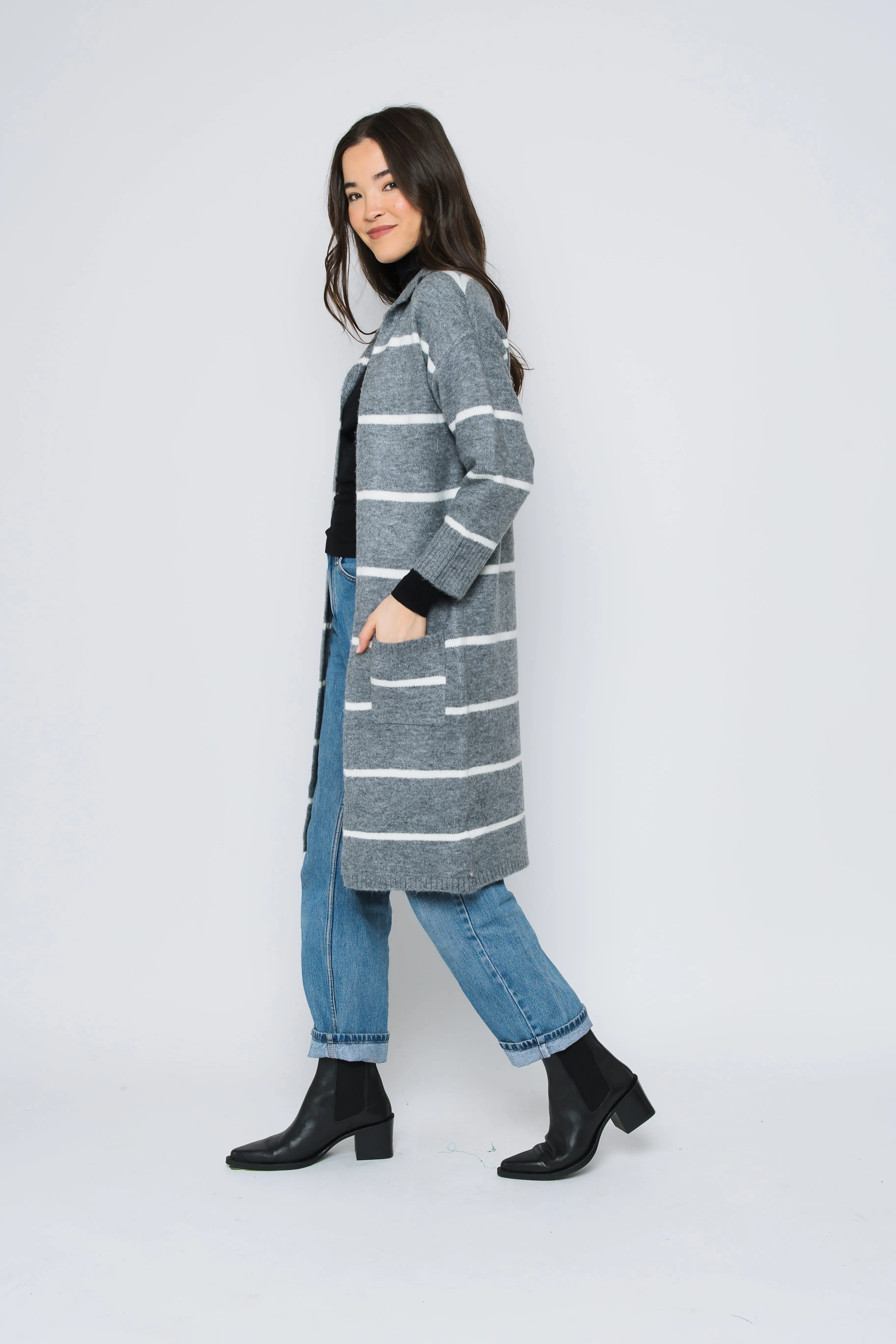 Vivian-Open Maxi Cardigan