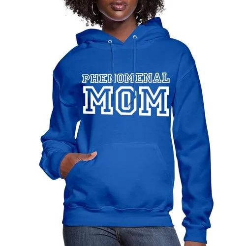 Womens Hoodie - Pullover Hooded Sweatshirt - Graphic/phenomenal Mom