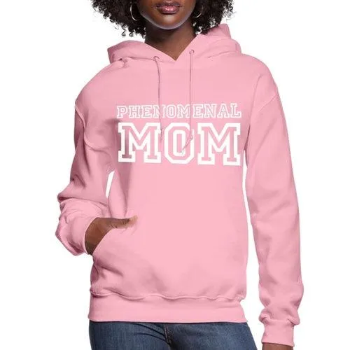 Womens Hoodie - Pullover Hooded Sweatshirt - Graphic/phenomenal Mom