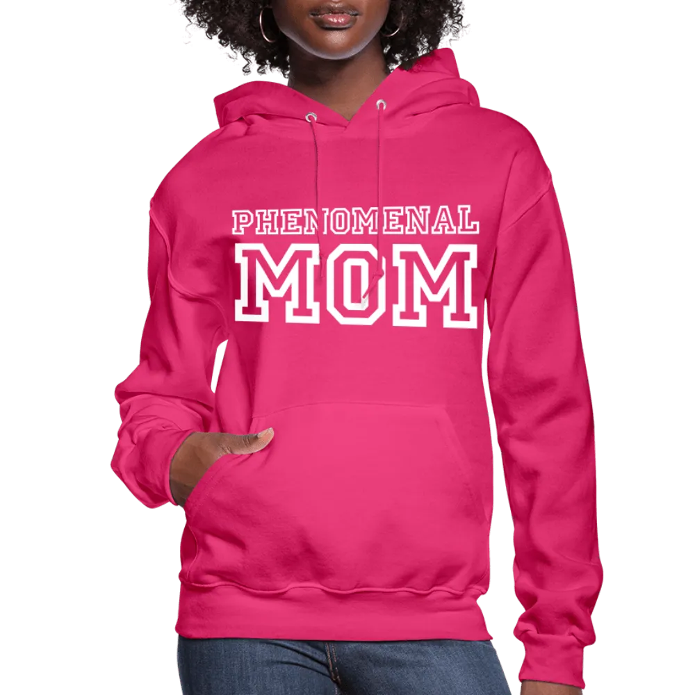 Womens Hoodie - Pullover Hooded Sweatshirt - Graphic/phenomenal Mom