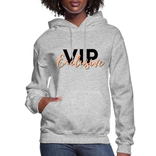 Womens Hoodie - Pullover Hooded Sweatshirt - Graphic/vip Exclusive